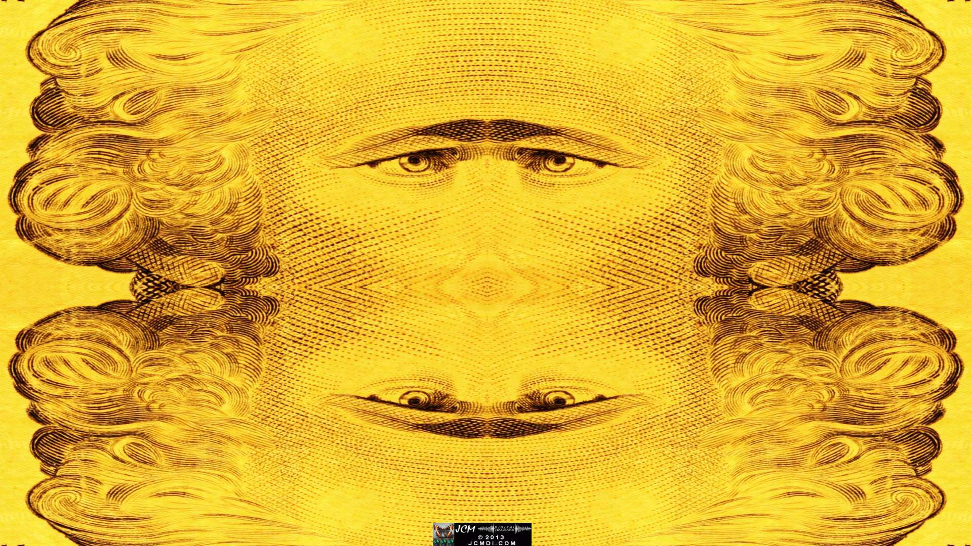 Making Monsters � U.S. Presidents and Paper Currency Quadroscopic Money Artwork